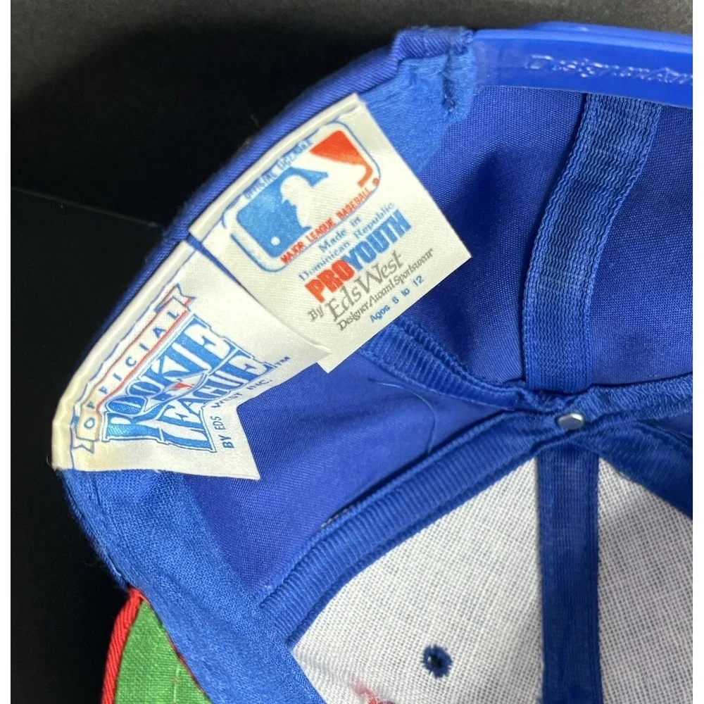 Vintage Texas Rangers Youth Hat Rookie League Snapback Eds West Baseball Club
